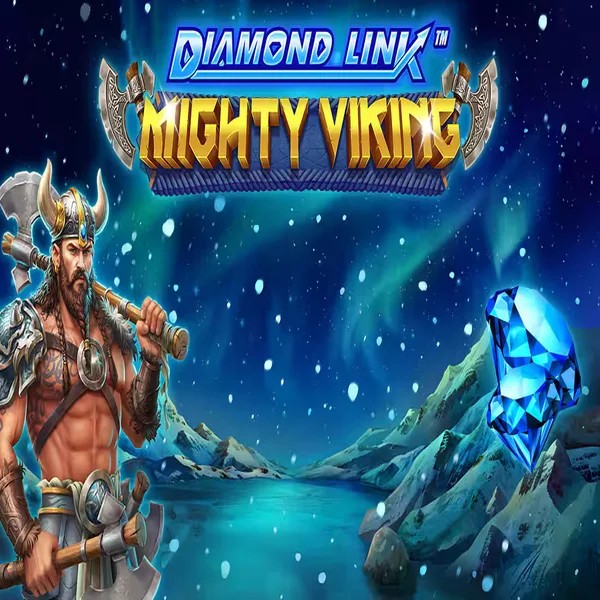 Diamond Link Mighty Viking slot visual from Greentube available on alphawincasino.gr