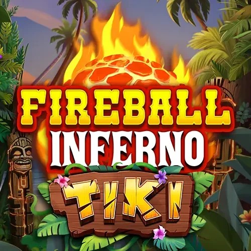 Fireball Inferno Tiki logo by NetEnt at AlphaWin Casino