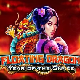 Floating Dragon Year of the Snake logo by Pragmatic Play at AlphaWin Casino