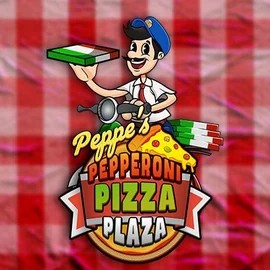 Peppe’s Pepperoni Pizza Plaza slot icon by Pragmatic Play, available at AlphaWin Casino
