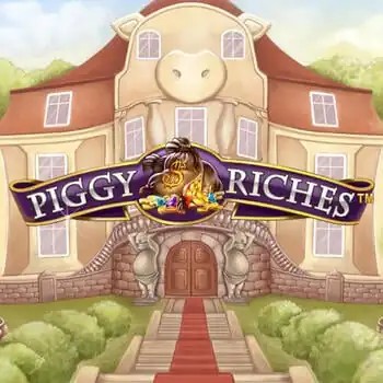 Piggy Riches slot icon by NetEnt, available at AlphaWin Casino