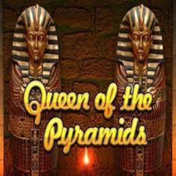 Queen of the Pyramids logo – Slots by Playtech at AlphaWin Casino