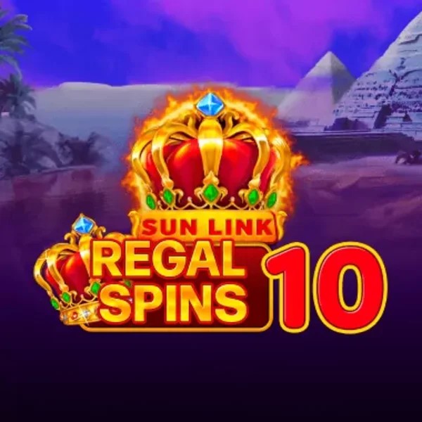 Regal Spins 10 game by PatePlay – logo hosted on AlphaWin Casino