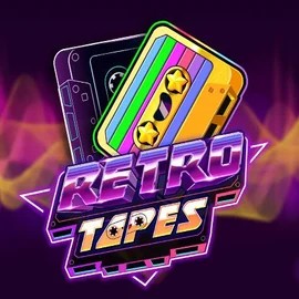 Official Slots logo: Retro Tapes by Push Gaming at AlphaWin Casino