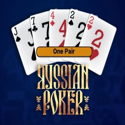Official Table Games logo: Russian Poker by OneTouch Games at AlphaWin Casino
