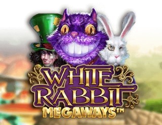 White Rabbit slot logo by Big Time Gaming at AlphaWin Casino